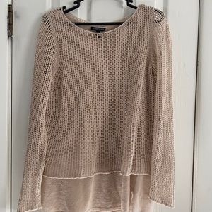 EILEEN FISHER HIGH LOW LONG SLEEVE SWEATER SIZE SP